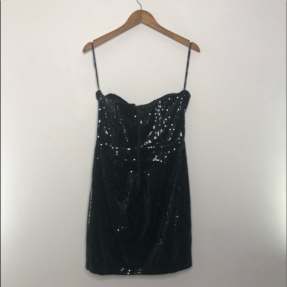 Forever 21 Sequin Strapless Dress - Picture 1 of 3